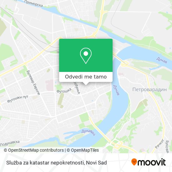 Služba za katastar nepokretnosti mapa