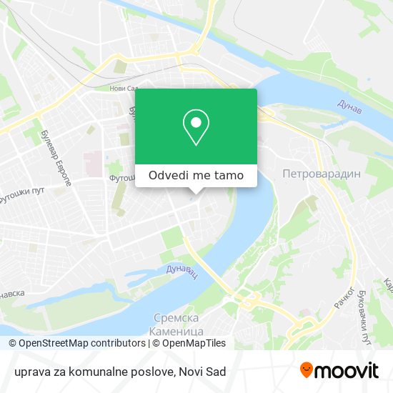 uprava za komunalne poslove mapa