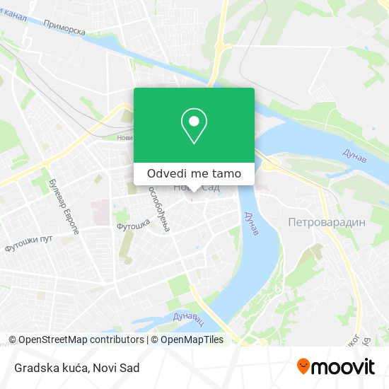 Gradska kuća mapa