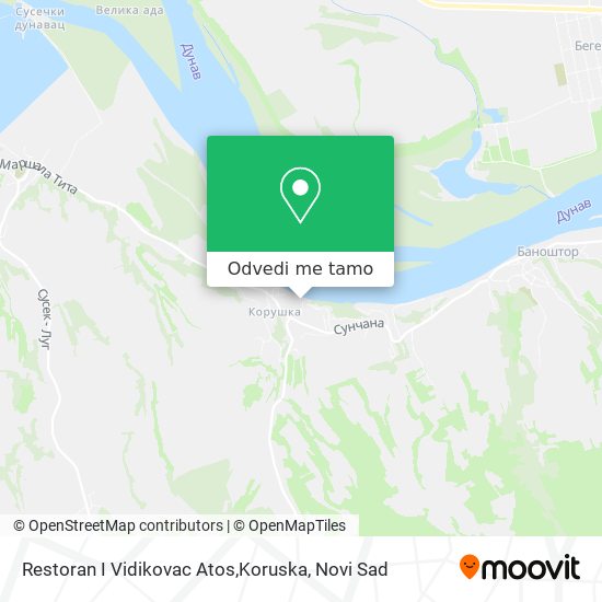 Restoran I Vidikovac Atos,Koruska mapa