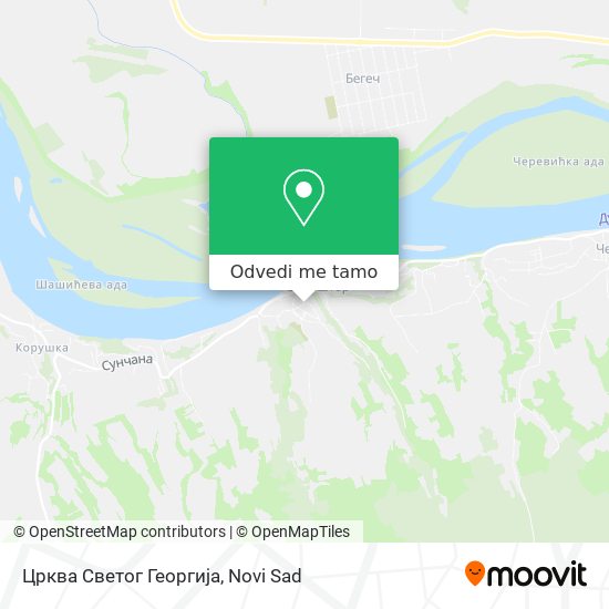 Црква Светог Георгија mapa