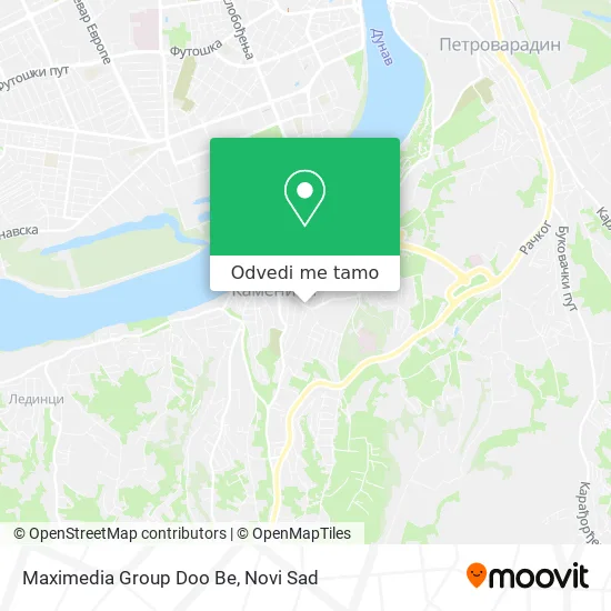 Maximedia Group Doo Be mapa