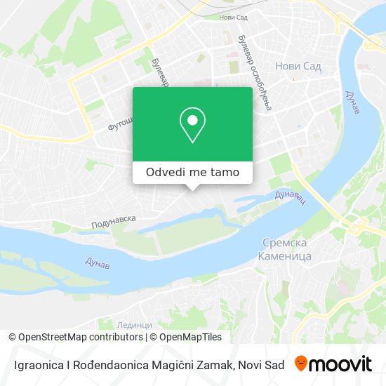 Igraonica I Rođendaonica Magični Zamak mapa