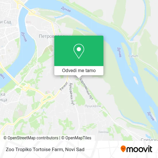 Zoo Tropiko Tortoise Farm mapa