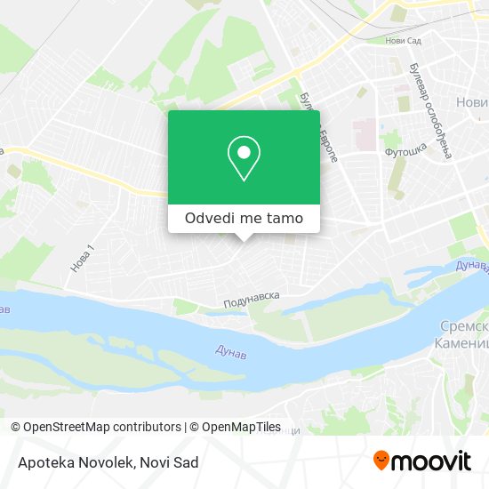 Apoteka Novolek mapa