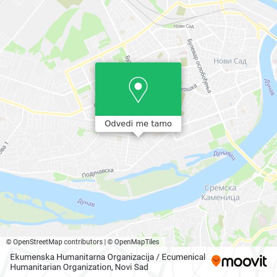 Ekumenska Humanitarna Organizacija / Ecumenical Humanitarian Organization mapa