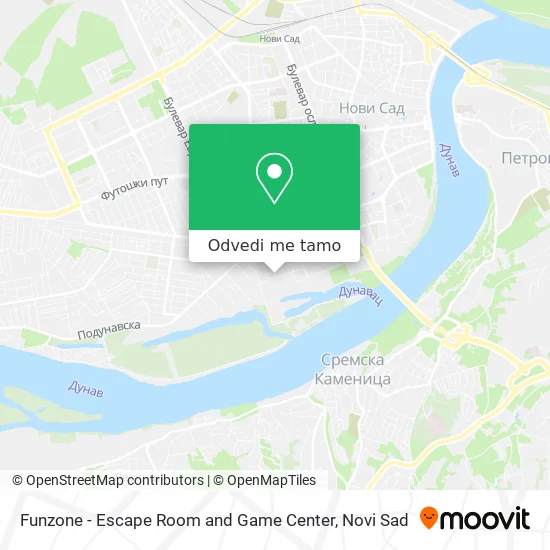 Funzone - Escape Room and Game Center mapa