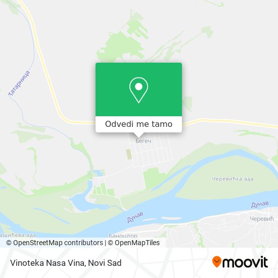 Vinoteka Nasa Vina mapa