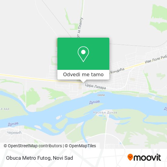 Obuca Metro Futog mapa