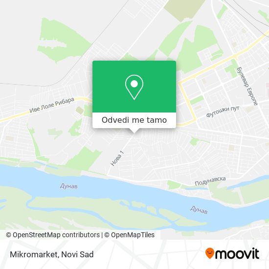 Mikromarket mapa