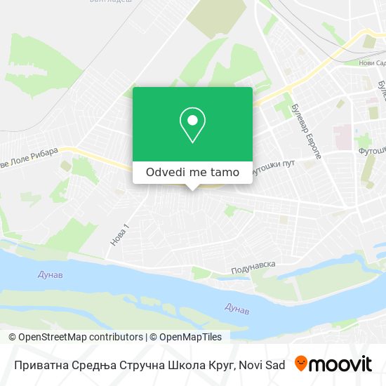 Приватна Средња Стручна Школа Круг mapa