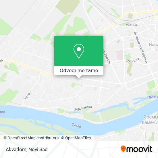 Akvadom mapa