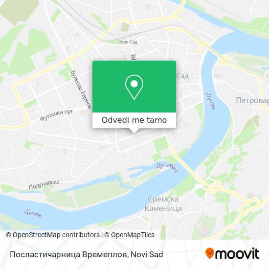 Посластичарница Времеплов mapa