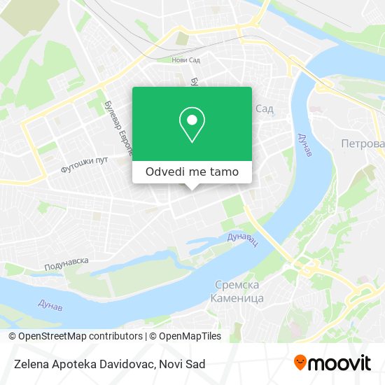 Zelena Apoteka Davidovac mapa