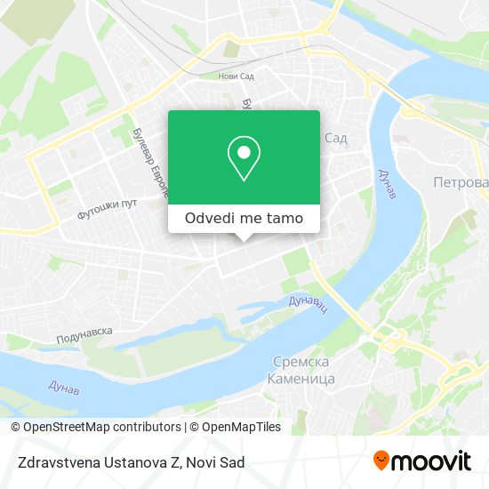 Zdravstvena Ustanova Z mapa