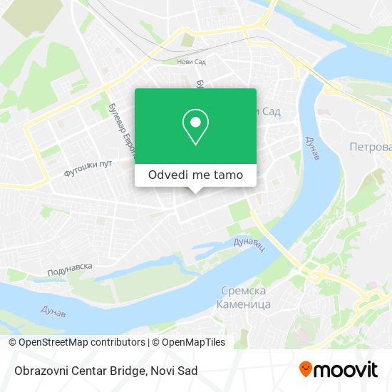 Obrazovni Centar Bridge mapa