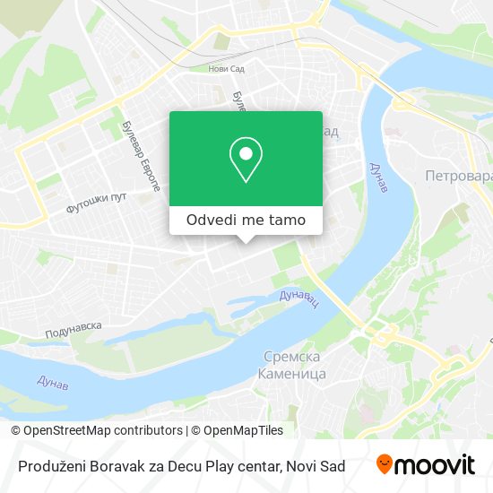 Produženi Boravak za Decu Play centar mapa