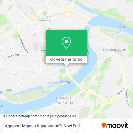 Адвокат Марија Којадиновић mapa