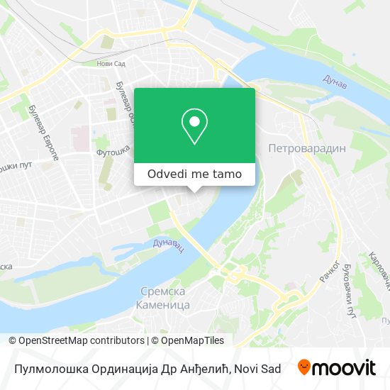 Пулмолошка Ординација Др Анђелић mapa