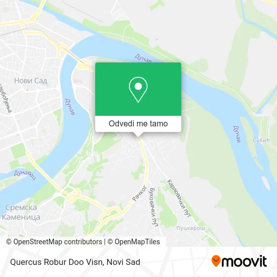 Quercus Robur Doo Visn mapa