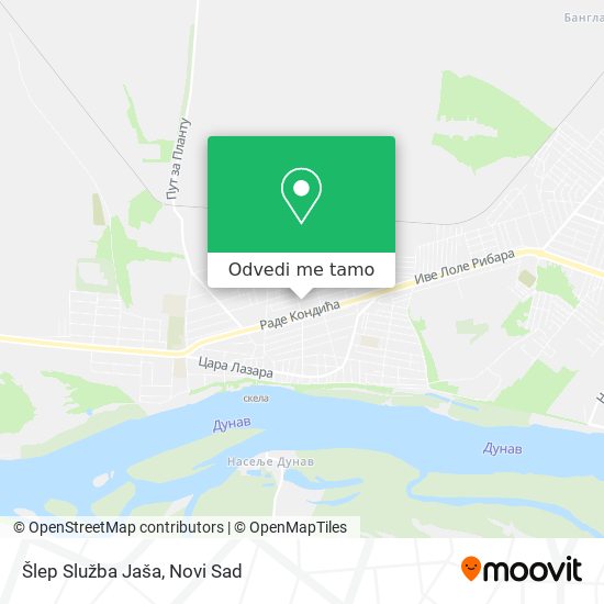 Šlep Služba Jaša mapa