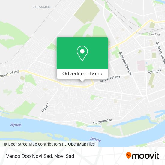 Venco Doo Novi Sad mapa