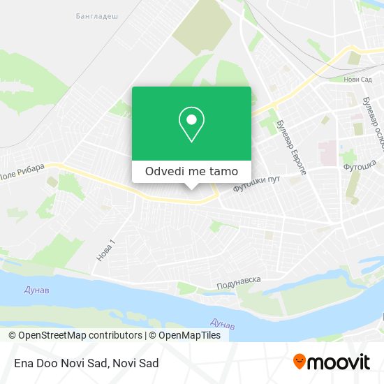 Ena Doo Novi Sad mapa