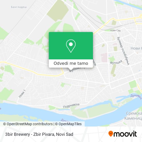 3bir Brewery - Zbir Pivara mapa