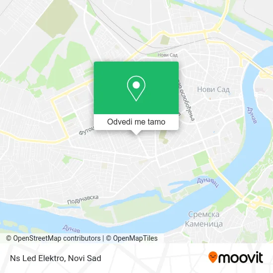 Ns Led Elektro mapa