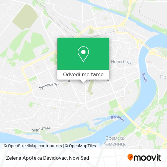 Zelena Apoteka Davidovac mapa