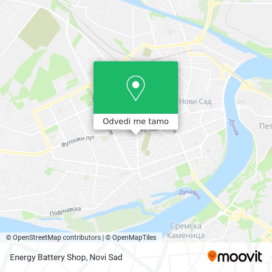 Energy Battery Shop mapa