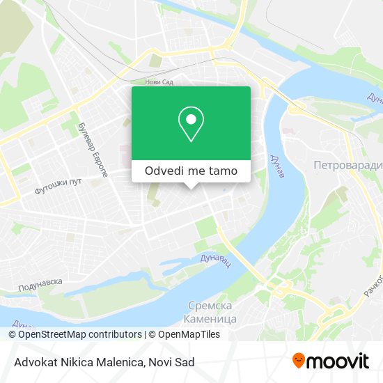 Advokat Nikica Malenica mapa