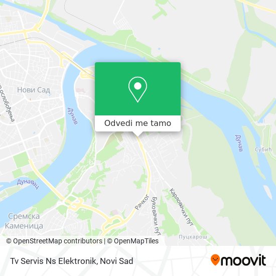 Tv Servis Ns Elektronik mapa