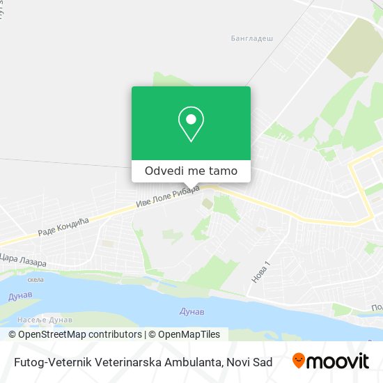 Futog-Veternik Veterinarska Ambulanta mapa