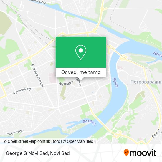 George G Novi Sad mapa