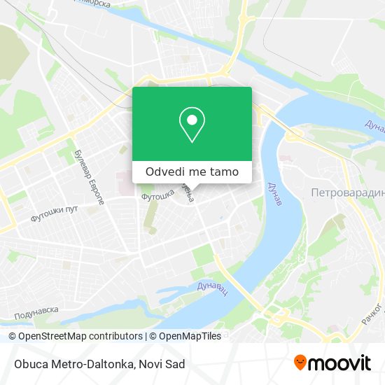 Obuca Metro-Daltonka mapa