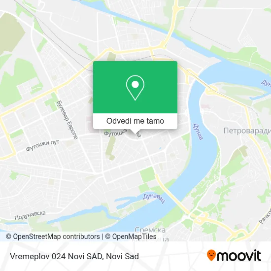 Vremeplov 024 Novi SAD mapa