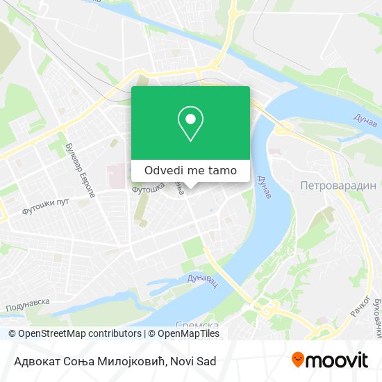 Адвокат Соња Милојковић mapa