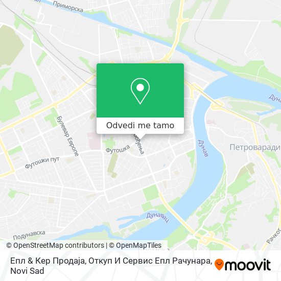 Епл & Кер Продаја, Откуп И Сервис Епл Рачунара mapa