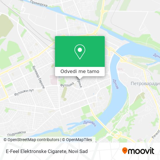 E-Feel Elektronske Cigarete mapa