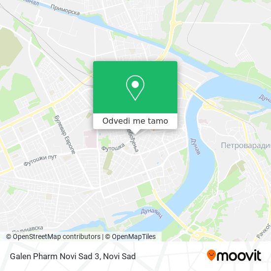 Galen Pharm Novi Sad 3 mapa