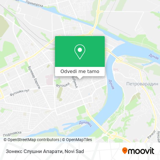 Зонекс Слушни Апарати mapa