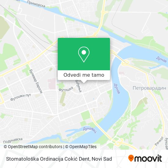 Stomatološka Ordinacija Cokić Dent mapa