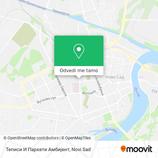 Теписи И Паркети Амбијент mapa