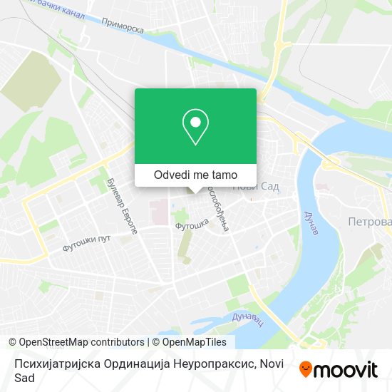 Психијатријска Ординација Неуропраксис mapa