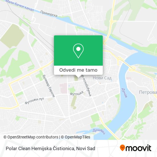 Polar Clean Hemijska Čistionica mapa