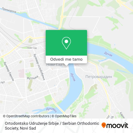 Ortodontsko Udruženje Srbije / Serbian Orthodontic Society mapa