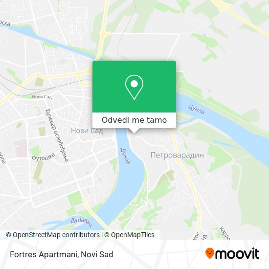 Fortres Apartmani mapa