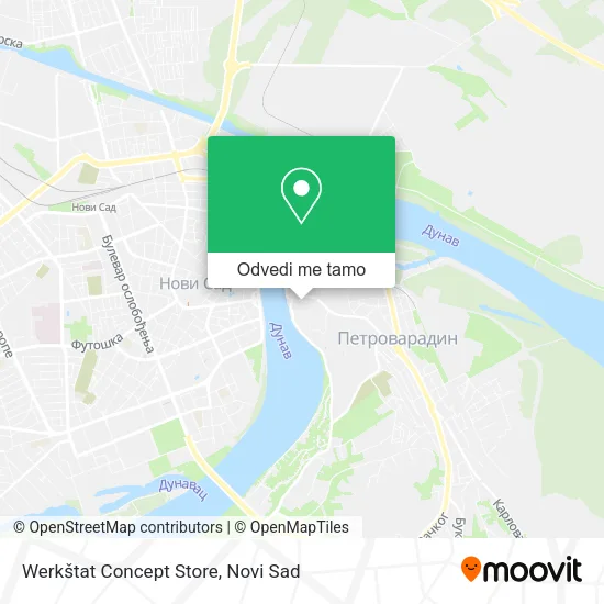 Werkštat Concept Store mapa