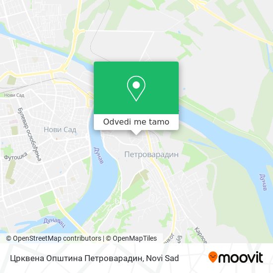 Црквена Општина Петроварадин mapa